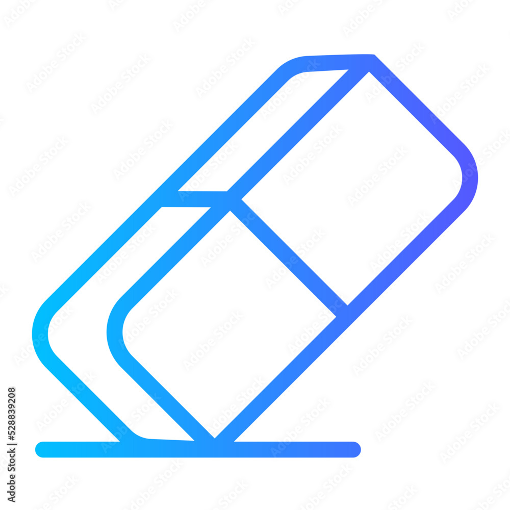eraser gradient icon