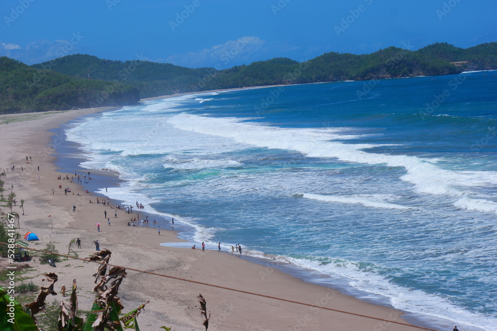 Klayar Beach from above (East Java, Indonesia) Klayar Beach from above (East Java, Indonesia)