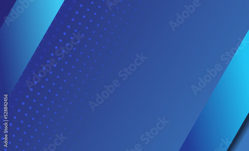 blue background banner template with halftone