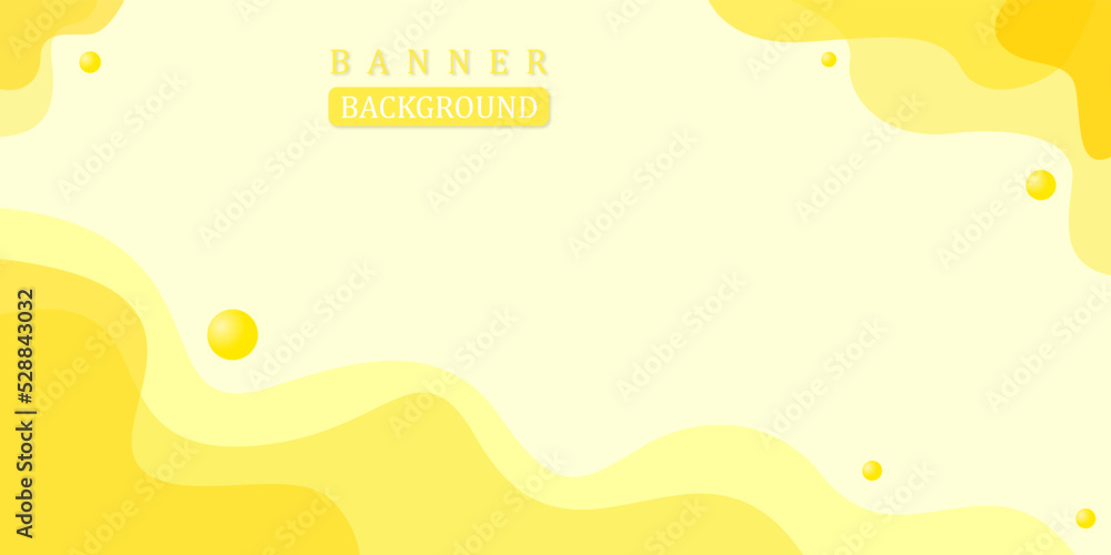 yellow background banner space for text