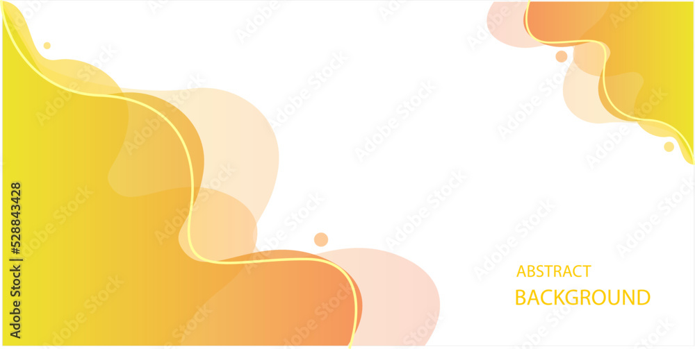 abstract yellow background banner with curve abstract yellow background banner with curve