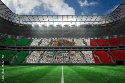 Stadium full of mexico football fans
