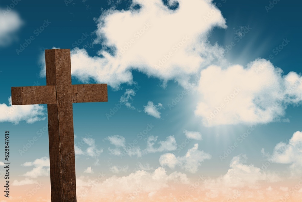Cross against sky