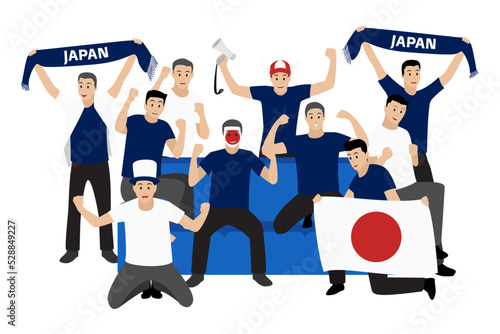 Passionate Football Fans From Japan