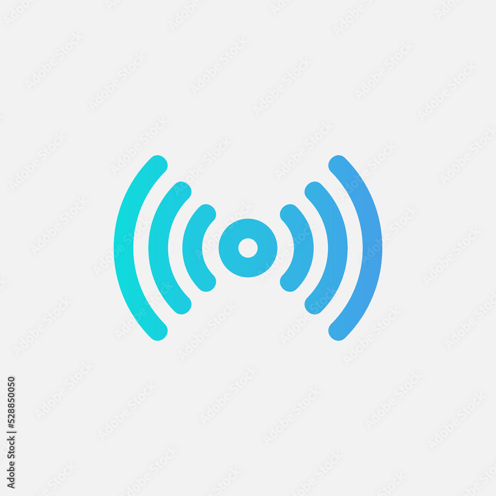 Hotspot icon in gradient style about user interface, use for website mobile app presentation Hotspot icon in gradient style about user interface, use for website mobile app presentation