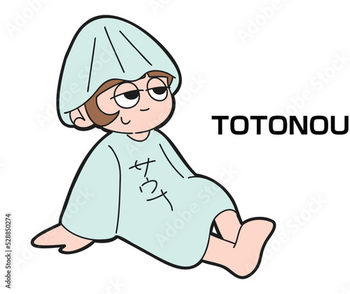 女の子のゆるいイラスト