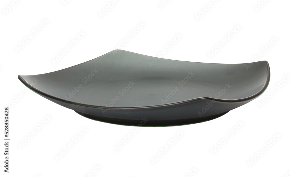 Empty porcelain, Ceramic plate on transparent background png file Empty porcelain, Ceramic plate on transparent background png file