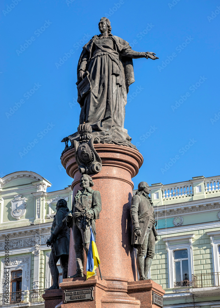 Monument to Catherine the Great in Odessa, Ukraine