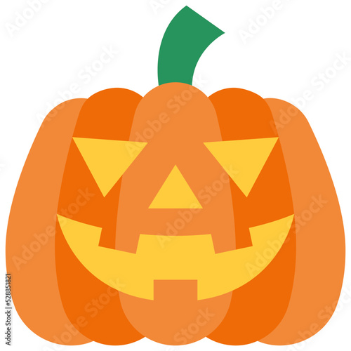 jack o lantern flat icon