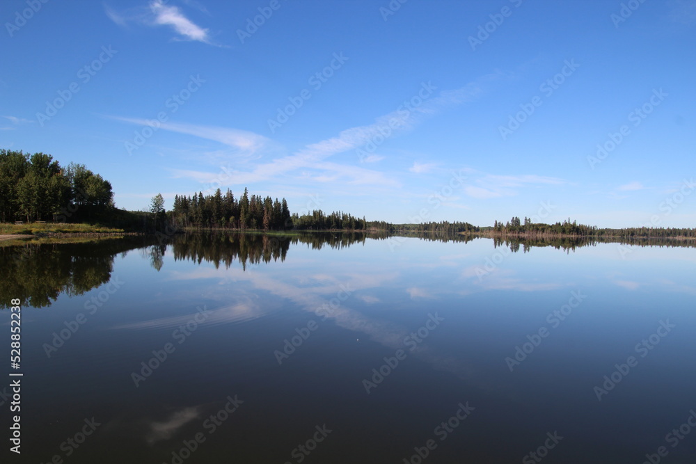 Blue Waters Of Astotin Lake, Elk Island National Park, Alberta