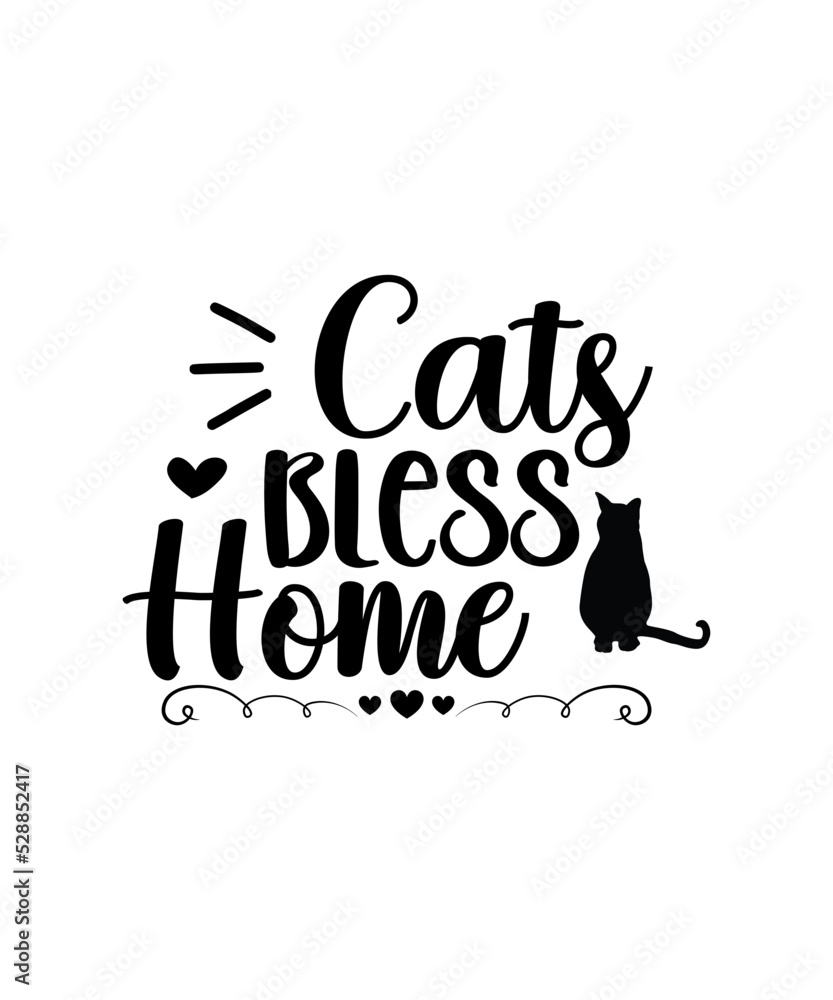 Obraz premium Cat Bundle SVG,cat svg,kitty svg,Cute Cat SVG files for Cricut,cat head,cat face,mom mama cat svg,Funny Cats,Cat Silhouette, crazy cat love