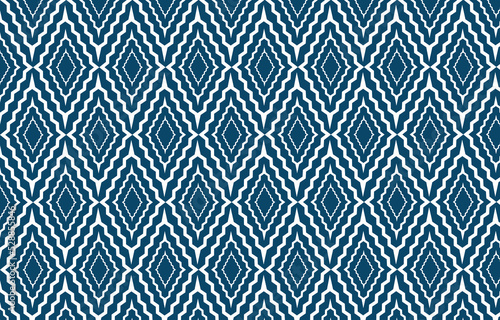 Seamless embroidered concentric texture allover print block for man shirt,ladies dress fabric,shop window Duotone freehand embroidery pattern micro hatch line motif running stitch simple geo design.