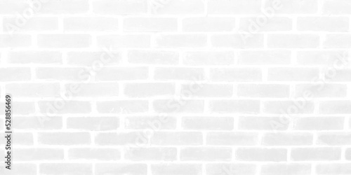 White brick wall for background or texture. white brick wall pattern gray color of modern style design decorative uneven.Loft style design ideas living home