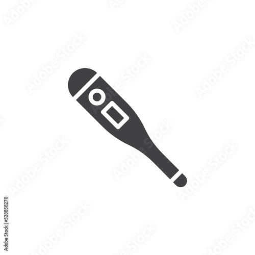 Digital thermometer vector icon