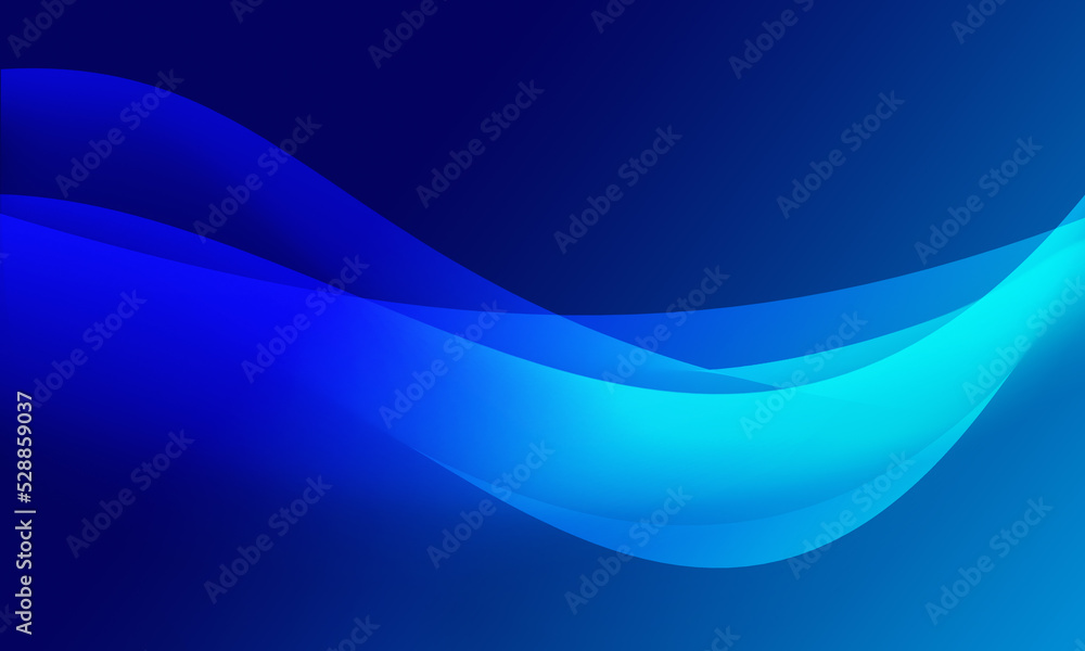 Obraz premium abstract blue curve wave lines background