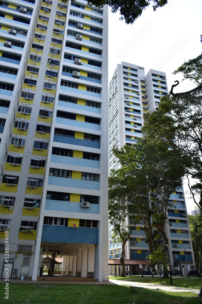 Toa Payoh Town Singapore Series. Public Housing Residential Block Stock