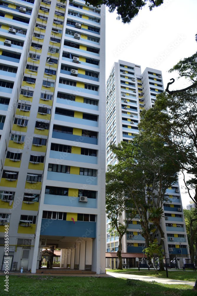 Toa Payoh Town Singapore Series. Public Housing Residential Block