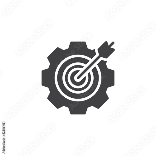 SEO targeting vector icon
