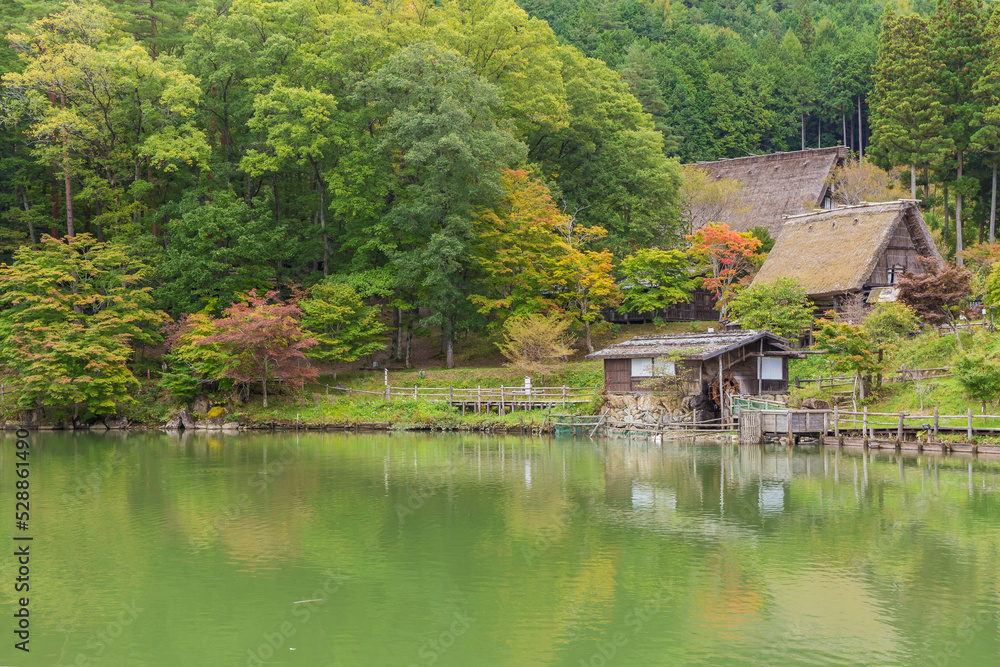 高山　飛騨の里　民俗村　合掌造り　民家　日本家屋