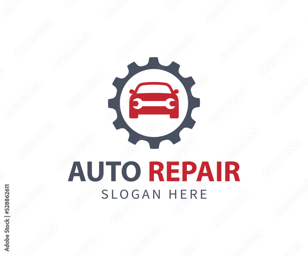Auto Repair Logo Template. Car Service Logo Design