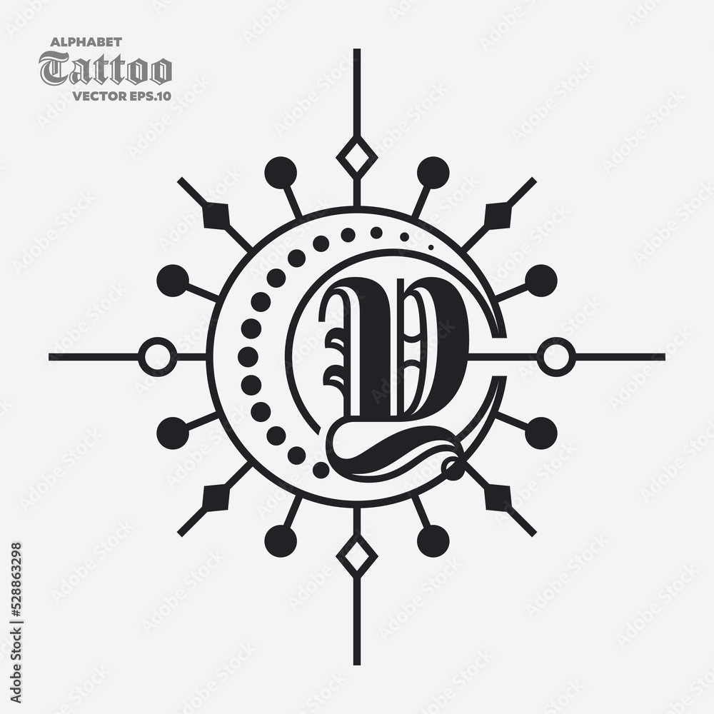 Alphabet Y Tattoo Logo