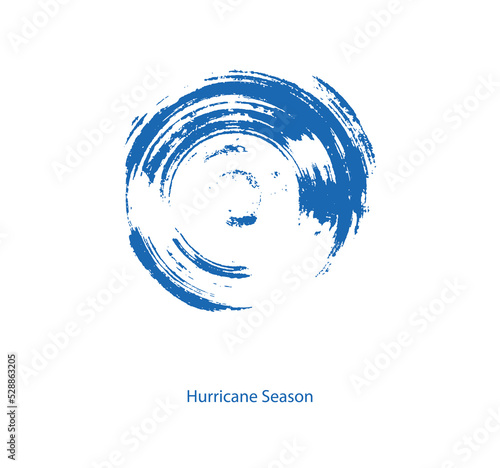 hurricane ahead sign vector	