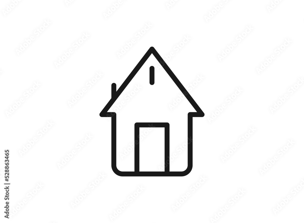 Fototapeta premium House icon vector. Home icon vector.