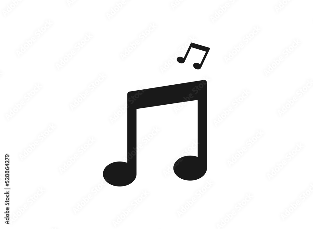 music icon vector design element logo template. music icon vector design element logo template.