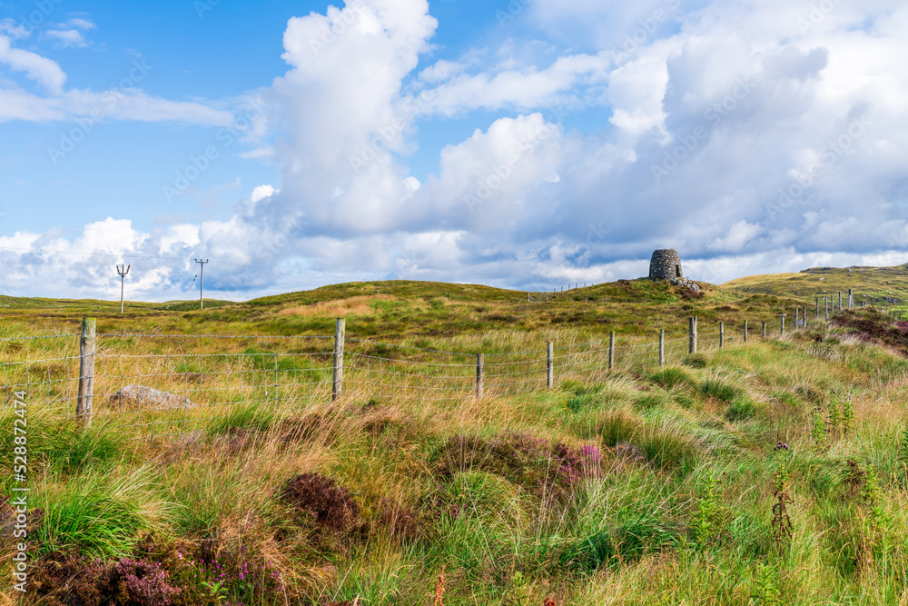 Memorial of the Heroes of Lochs on the hill, Isle of Lewis, Scotland, UK