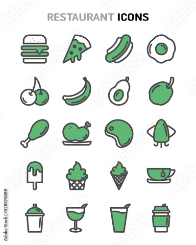Food and Beverages Icons