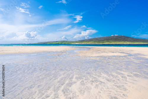 Luskentyre Sands beach on the Isle of Harris  Scotland  UK