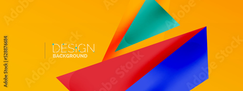 Background abstract overlapping shapes. Minimal composition vector illustration for wallpaper banner background or landing page