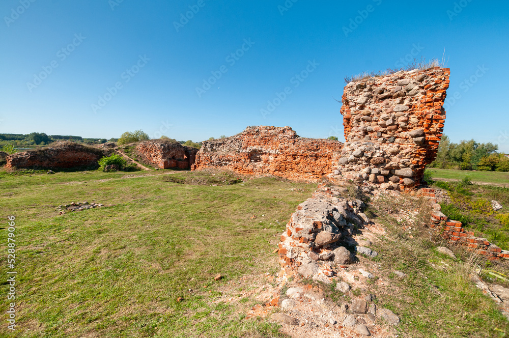 Castle ruins from the turn of the 14th/15th century, Bobrowniki, Kuyavian-Pomeranian Voivodeship, Poland	
