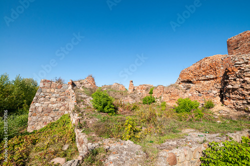 Castle ruins from the turn of the 14th/15th century, Bobrowniki, Kuyavian-Pomeranian Voivodeship, Poland