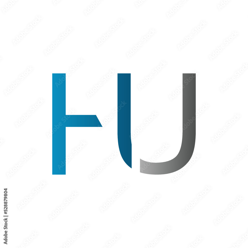 Initial HU Letter Logo With Modern Typography Vector Template. Creative Letter HU Logo . Initial HU Letter Logo With Modern Typography Vector Template. Creative Letter HU Logo .