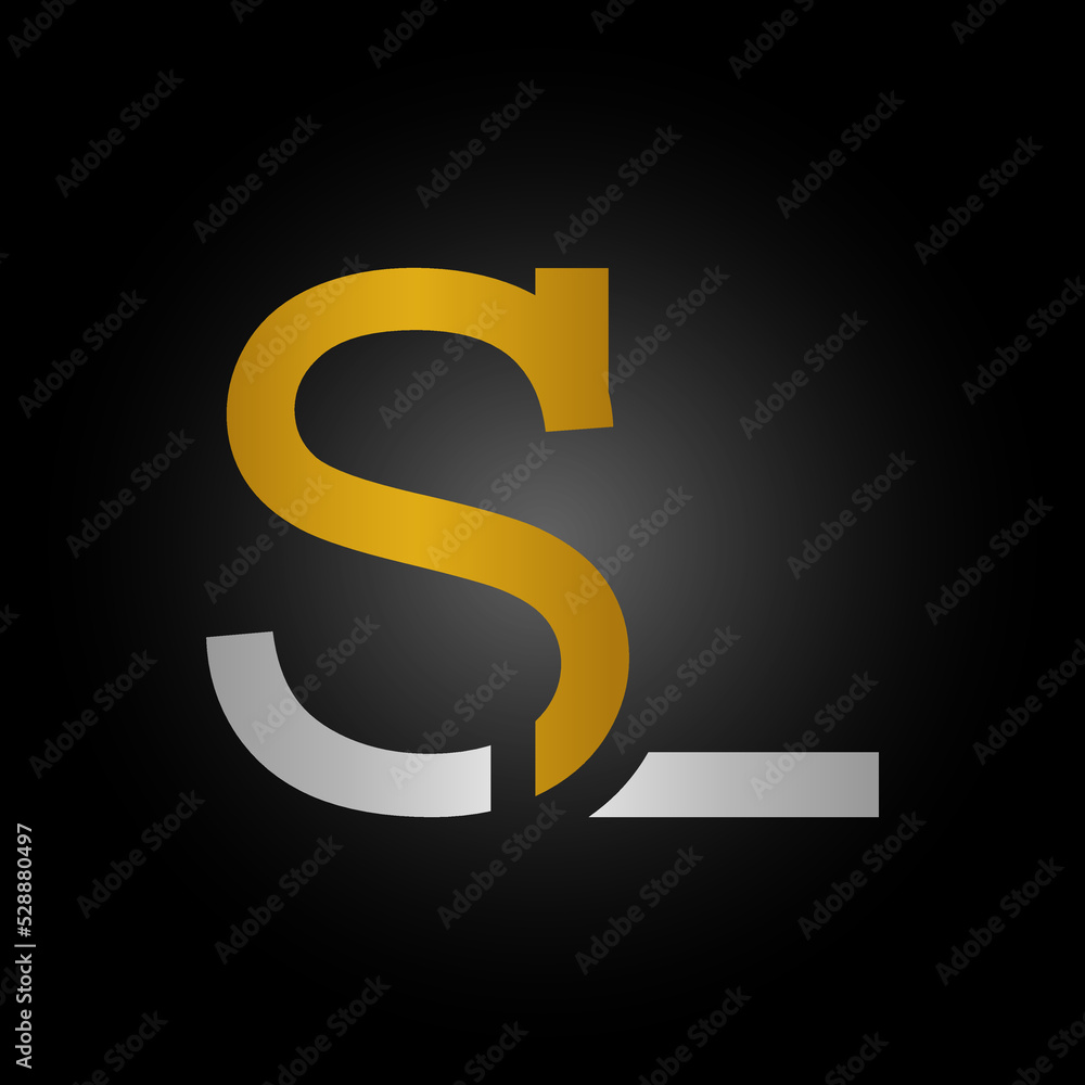 Initial SL Letter Logo With Modern Typography Vector Template. Creative Letter SL Logo . Initial SL Letter Logo With Modern Typography Vector Template. Creative Letter SL Logo .