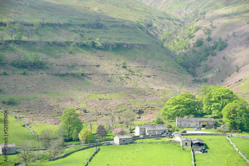 View over Langstrothdale in the Yorkshire Dales photo