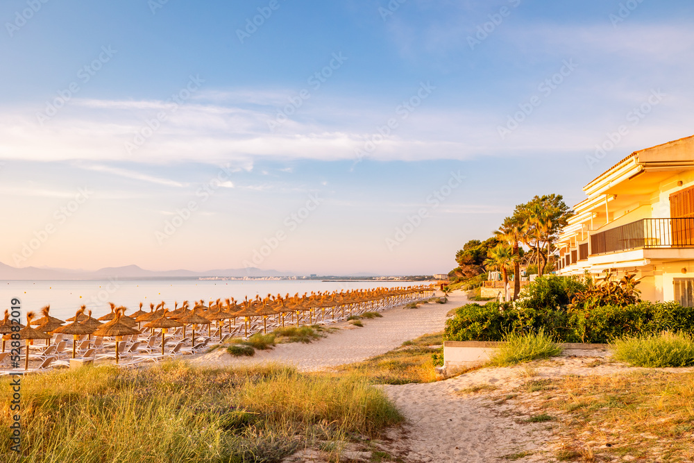 beach in the morning beach in the morning