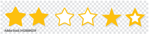 Star rating review Stars in hand vector line icon