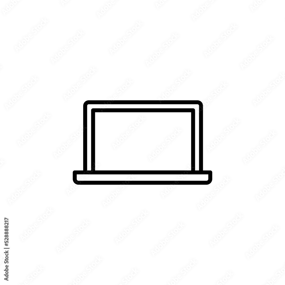 Laptop icon for web and mobile app. computer sign and symbol Laptop icon for web and mobile app. computer sign and symbol