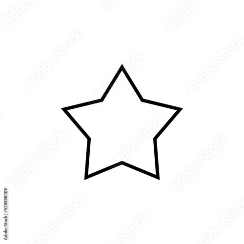 Star Icon for web and mobile app. rating sign and symbol. favourite star icon