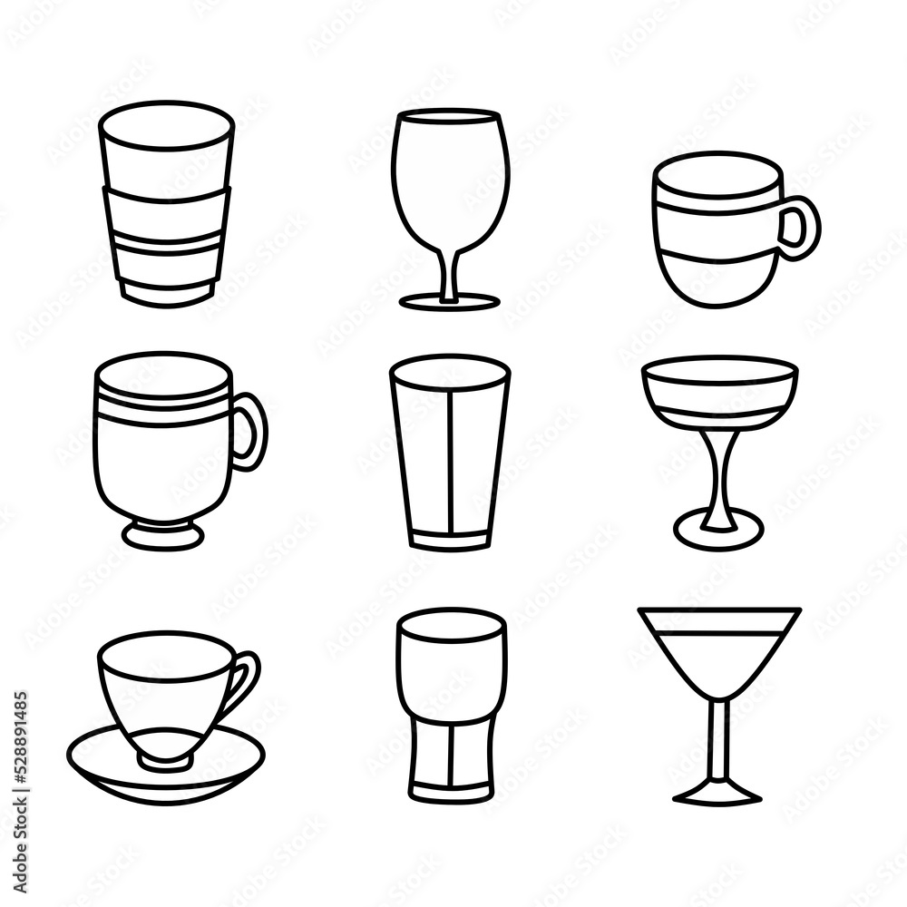 glass icon set illustration design glass icon set illustration design