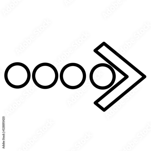 Arrow icon sign symbol design