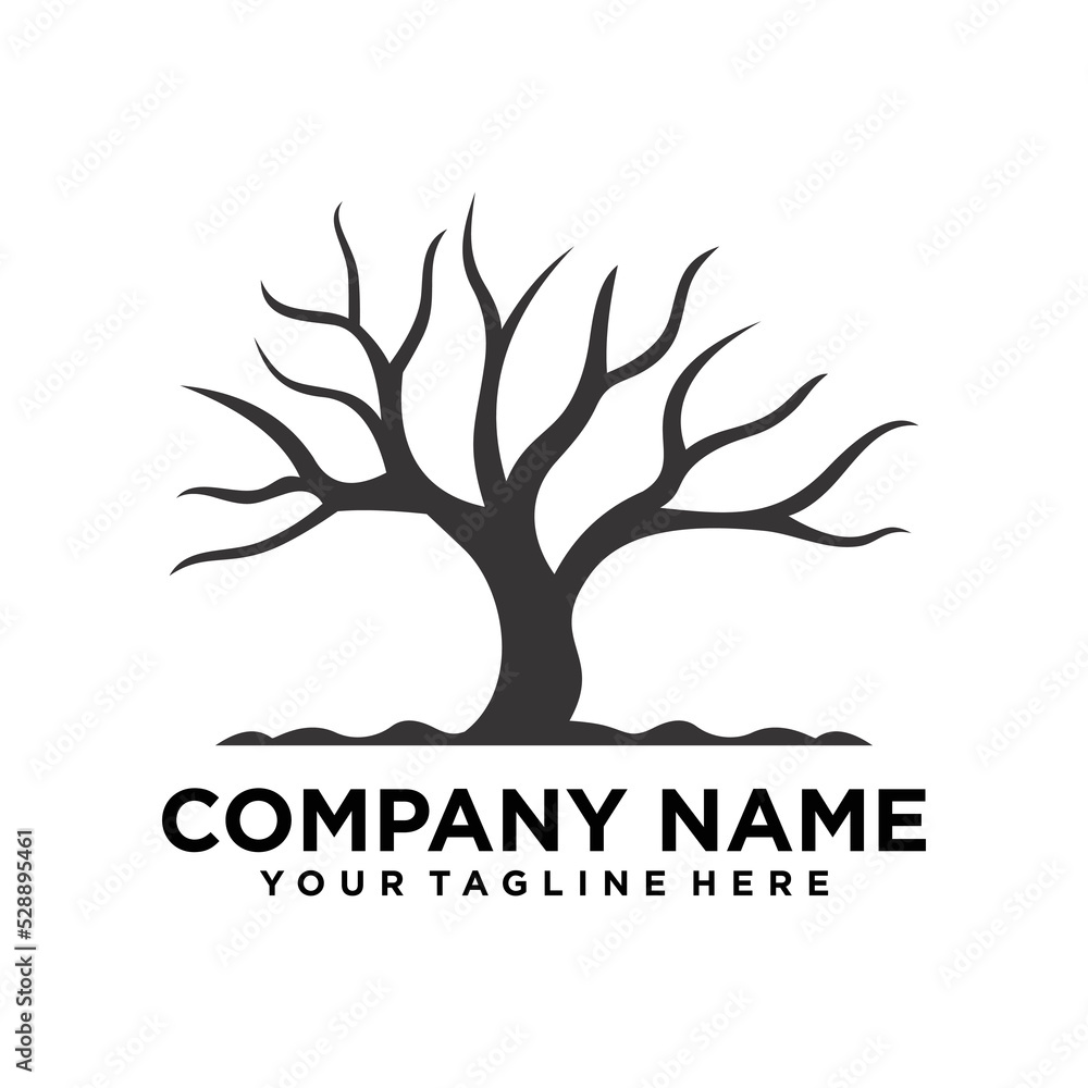Fototapeta premium tree logo vector design template