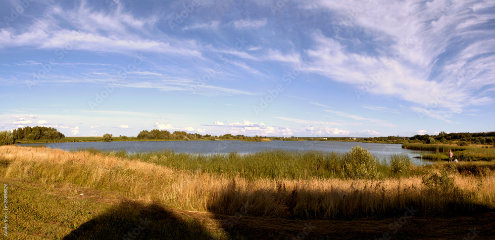 Lake. The tract Merechevshchina. Ivatsevichi district. Brest region. Belarus Lake. The tract Merechevshchina. Ivatsevichi district. Brest region. Belarus
