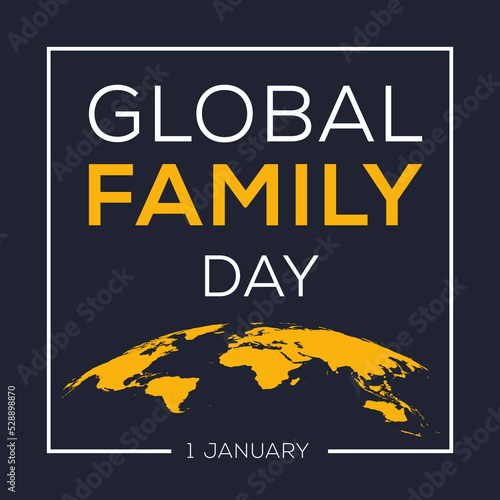 Global family day, held on 1 January.