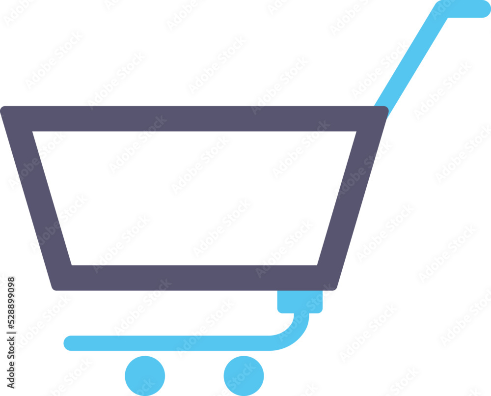 Unique Empty Cart Vector Icon Unique Empty Cart Vector Icon