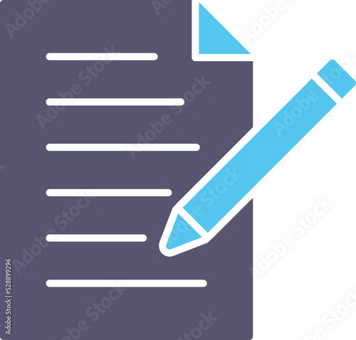 Unique Edit Document Vector Icon