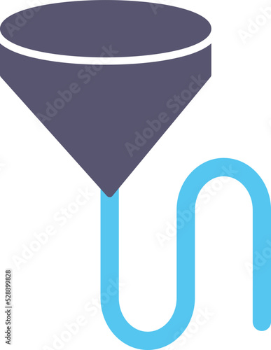 Unique Beer Bong Vector Icon