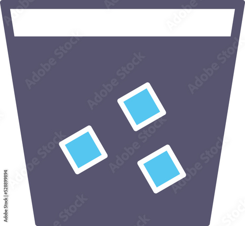 Unique Double Shot Vector Icon